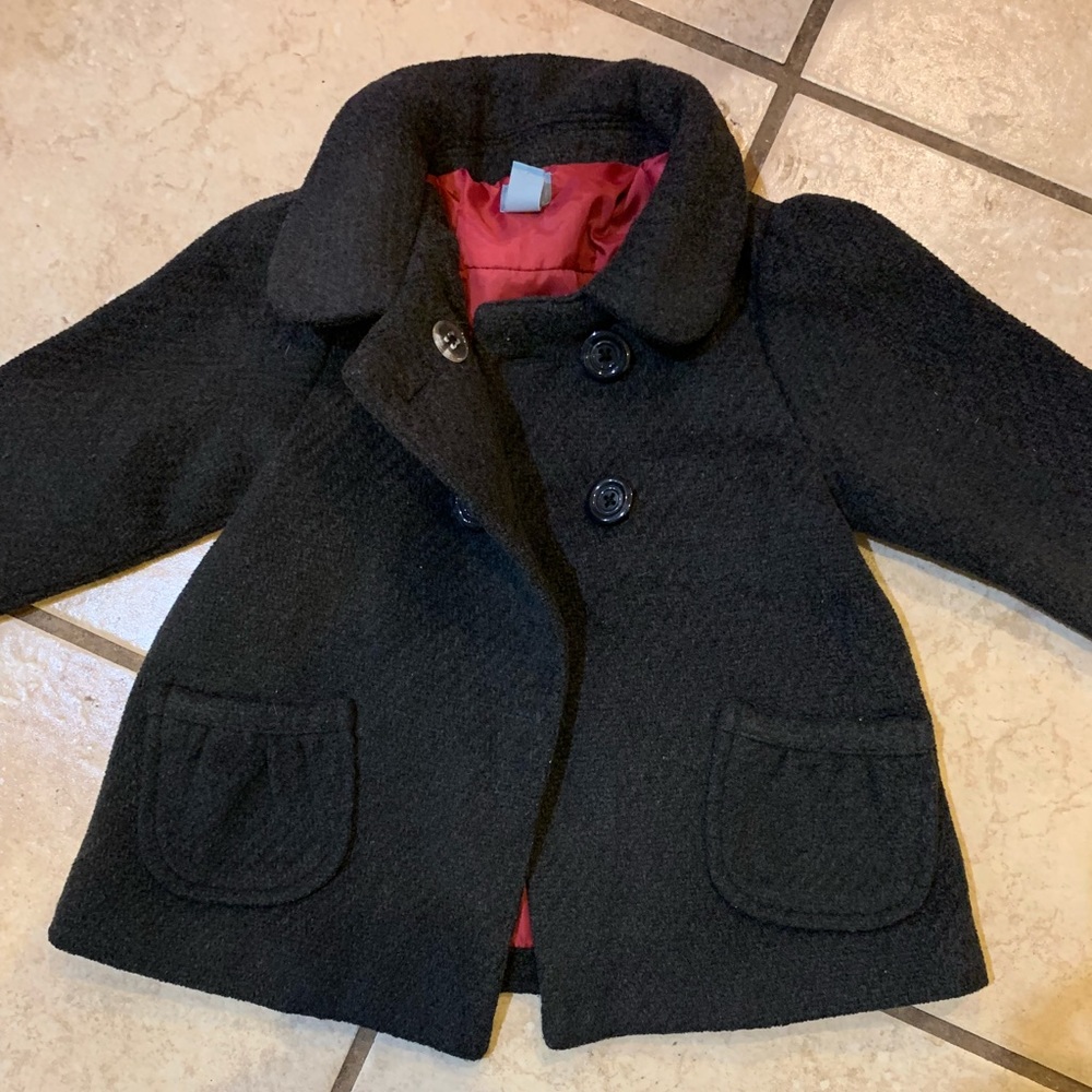 BabyGap gray wool pea coat